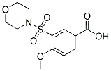 4-METHOXY-3-(MORPHOLINE-4-SULFONYL)-BENZOIC ACID Struktur