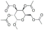 3,5-DI(ACETYLOXY)-2-[(ACETYLOXY)METHYL]-6-METHOXYTETRAHYDRO-2H-PYRAN-4-YL ACETATE Struktur