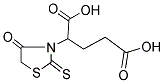 2-(4-OXO-2-THIOXO-1,3-THIAZOLIDIN-3-YL)PENTANEDIOIC ACID Struktur