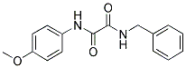 N1-BENZYL-N2-(4-METHOXYPHENYL)ETHANEDIAMIDE Struktur