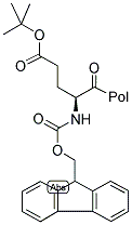 FMOC-GLU(OTBU)-WANG RESIN Struktur