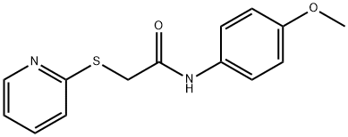 N-(4-METHOXYPHENYL)-2-(2-PYRIDINYLSULFANYL)ACETAMIDE Struktur