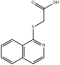 (ISOQUINOLIN-1-YLSULFANYL)-ACETIC ACID Struktur