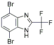 4,7-DIBROMO-2-(TRIFLUOROMETHYL)-1H-BENZIMIDAZOLE Struktur