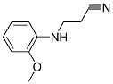 3-(2-METHOXY-PHENYLAMINO)-PROPIONITRILE Struktur