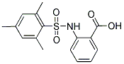 2-(2,4,6-TRIMETHYL-BENZENESULFONYLAMINO)-BENZOIC ACID Struktur