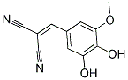 2-[(3,4-DIHYDROXY-5-METHOXYPHENYL)METHYLENE]MALONONITRILE Struktur