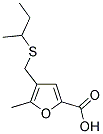 4-[(SEC-BUTYLSULFANYL)METHYL]-5-METHYL-2-FUROIC ACID Struktur