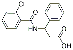 3-(2-CHLORO-BENZOYLAMINO)-3-PHENYL-PROPIONIC ACID Struktur