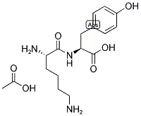 H-LYS-TYR-OH ACETATE SALT Struktur