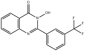 3-HYDROXY-2-[3-(TRIFLUOROMETHYL)PHENYL]-4(3H)-QUINAZOLINONE Struktur