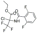 ETHYL 2-CHLORO-2-[(2,6-DIFLUOROBENZOYL)AMINO]-3,3,3-TRIFLUOROPROPANOATE Struktur