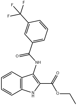 ETHYL 3-([3-(TRIFLUOROMETHYL)BENZOYL]AMINO)-1H-INDOLE-2-CARBOXYLATE price.