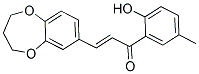 3-(3,4-DIHYDRO-2H-1,5-BENZODIOXEPIN-7-YL)-1-(2-HYDROXY-5-METHYLPHENYL)PROP-2-EN-1-ONE Struktur