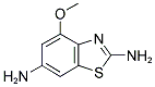 4-METHOXY-BENZOTHIAZOLE-2,6-DIAMINE Struktur