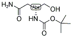 N-BOC-D-ASPARAGINOL-N-BOC-(R)-3-AMINO-4-HYDROXYBUTANOIC ACID AMIDE Struktur