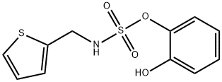 2-HYDROXYPHENYL-N-(2-THIENYLMETHYL)SULFAMATE Struktur