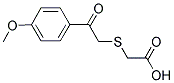 [2-(4-METHOXY-PHENYL)-2-OXO-ETHYLSULFANYL]-ACETIC ACID Struktur