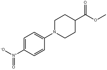 METHYL 1-(4-NITROPHENYL)-4-PIPERIDINECARBOXYLATE Struktur