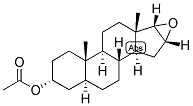 5ALPHA-ANDROSTAN-16ALPHA,17ALPHA-EPOXY-3ALPHA-OL-3-ACETATE Struktur