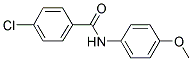 4-CHLORO-N-(4-METHOXYPHENYL)BENZENECARBOXAMIDE Struktur