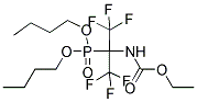 DIBUTYL [1-[(ETHOXYCARBONYL)AMINO]-2,2,2-TRIFLUORO-1-(TRIFLUOROMETHYL)ETHYL]PHOSPHONATE Struktur