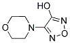 4-MORPHOLINO-1,2,5-OXADIAZOL-3-OL Struktur