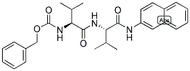 CBZ-L-VAL-VAL-BETA-NAPHTHYLAMIDE Struktur