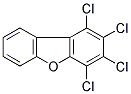 1,2,3,4-TETRACHLORODIBENZOFURAN Struktur