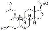 5-PREGNEN-1BETA,3BETA-DIOL-20-ONE 1-ACETATE Struktur