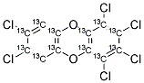 13C12-1,2,3,4,7,8-HEXACHLORODIBENZO-P-DIOXIN Struktur