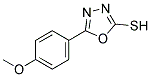 5-(4-METHOXYPHENYL)-1,3,4-OXADIAZOLE-2-THIOL Struktur