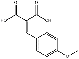 2-(4-METHOXY-BENZYLIDENE)-MALONIC ACID Struktur