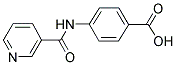 4-[(PYRIDIN-3-YLCARBONYL)AMINO]BENZOIC ACID Struktur