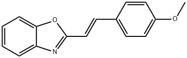 2-(4-METHOXYSTYRYL)-1,3-BENZOXAZOLE Struktur