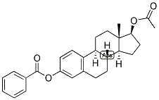 1,3,5(10)-ESTRATRIEN-3,17-BETA-DIOL 17-ACETATE, 3-BENZOATE Struktur