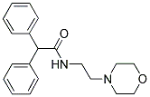 N-(2-MORPHOLIN-4-YLETHYL)-2,2-DIPHENYLETHANAMIDE Structure