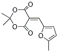 2,2-DIMETHYL-5-[(5-METHYL-2-FURYL)METHYLENE]-1,3-DIOXANE-4,6-DIONE Struktur