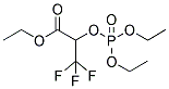 ETHYL 2-[(DIETHOXYPHOSPHORYL)OXY]-3,3,3-TRIFLUOROPROPANOATE Struktur