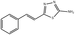 5-STYRYL-[1,3,4]THIADIAZOL-2-YLAMINE Struktur