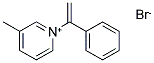 3-METHYL-1-(1-PHENYLVINYL)PYRIDINIUM BROMIDE Struktur