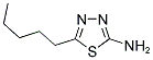 5-PENTYL-[1,3,4]THIADIAZOL-2-YLAMINE Struktur