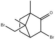 3-BROMO-7-(BROMOMETHYL)-1,7-DIMETHYLBICYCLO[2.2.1]HEPTAN-2-ONE Struktur