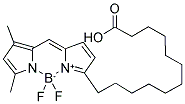 4,4-DIFLUORO-5,7-DIMETHYL-4-BORA-3A,4A-DIAZA-S-INDACENE-3-DODECANOIC ACID Struktur