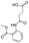 2-(3-CARBOXY-PROPIONYLAMINO)-BENZOIC ACID METHYL ESTER Struktur