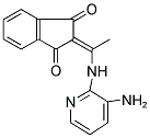 2-(((3-AMINO-2-PYRIDYL)AMINO)ETHYLIDENE)INDANE-1,3-DIONE Structure