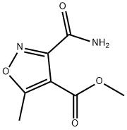 METHYL 3-(AMINOCARBONYL)-5-METHYL-4-ISOXAZOLECARBOXYLATE Struktur