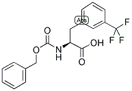 N-ALPHA-CARBOBENZOXY-L-(3-TRIFLUOROPHENYL)ALANINE Struktur