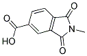 2-METHYL-1,3-DIOXO-2,3-DIHYDRO-1 H-ISOINDOLE-5-CARBOXYLIC ACID Struktur