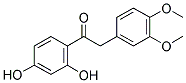 2',4'-DIHYDROXY-2(3',4'-DIMETHOXYPHENYL)ACETOPHENONE Struktur